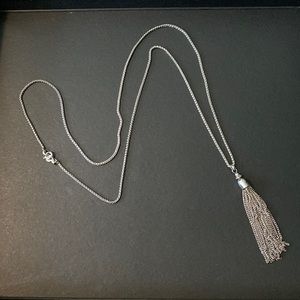 Long necklace - silver